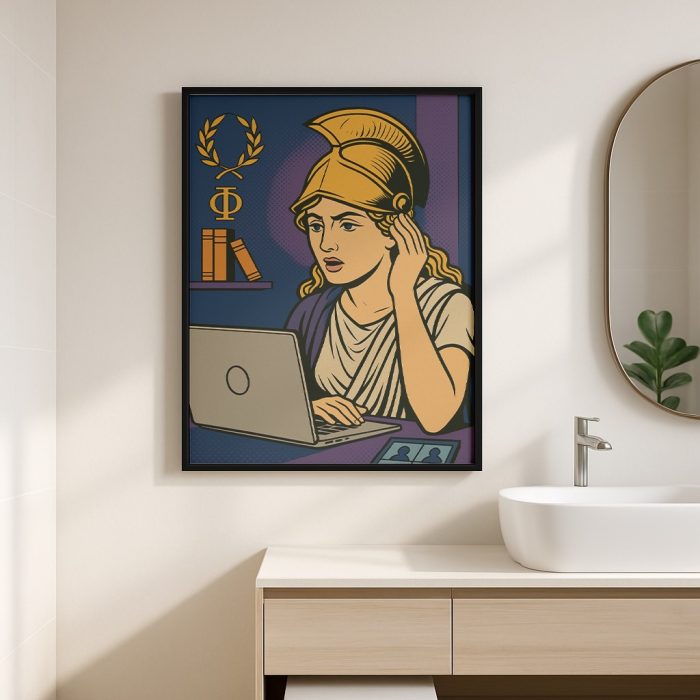 Athena tablosu banyo ortamında