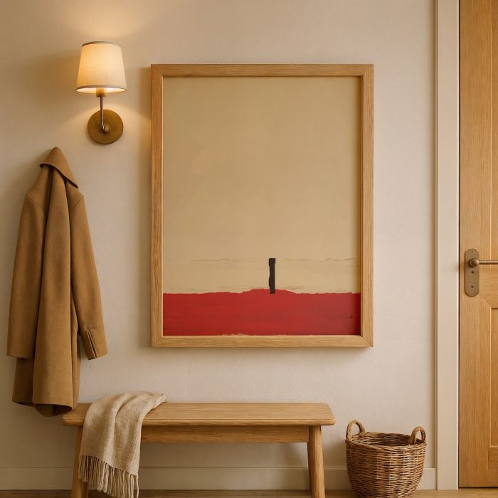 minimalist soyut tablo antre duvar dekoru