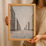 minimalist perspektif tablosu – elde tutulan tablo