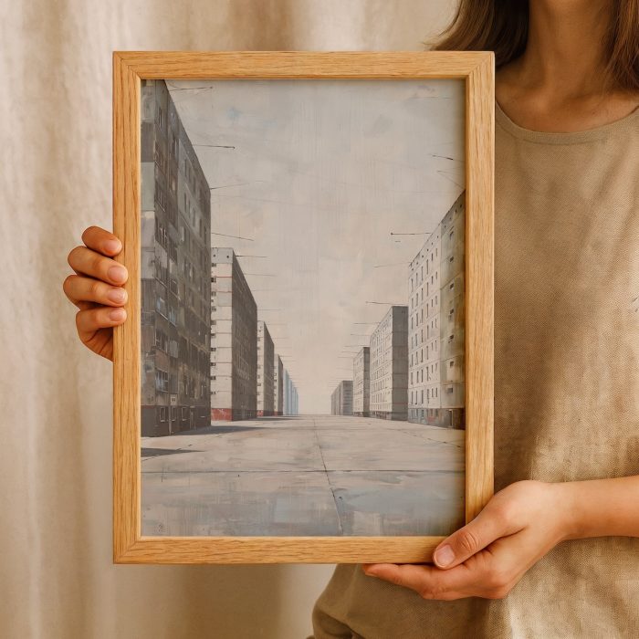 minimalist perspektif tablosu – elde tutulan tablo