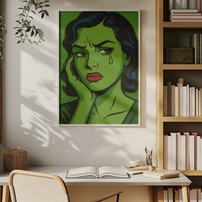 çalışma alanı için pop art tablo