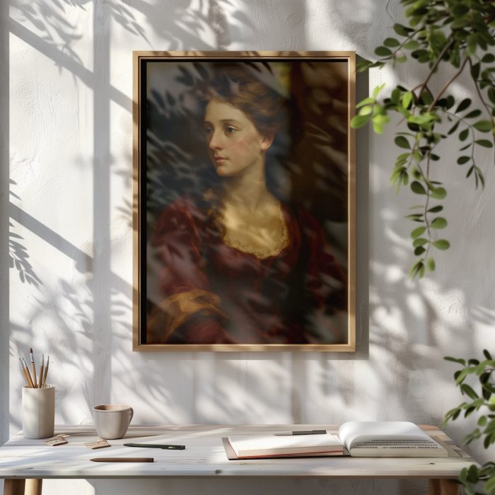 Lavinya tablo çalışma odası dekorasyonu